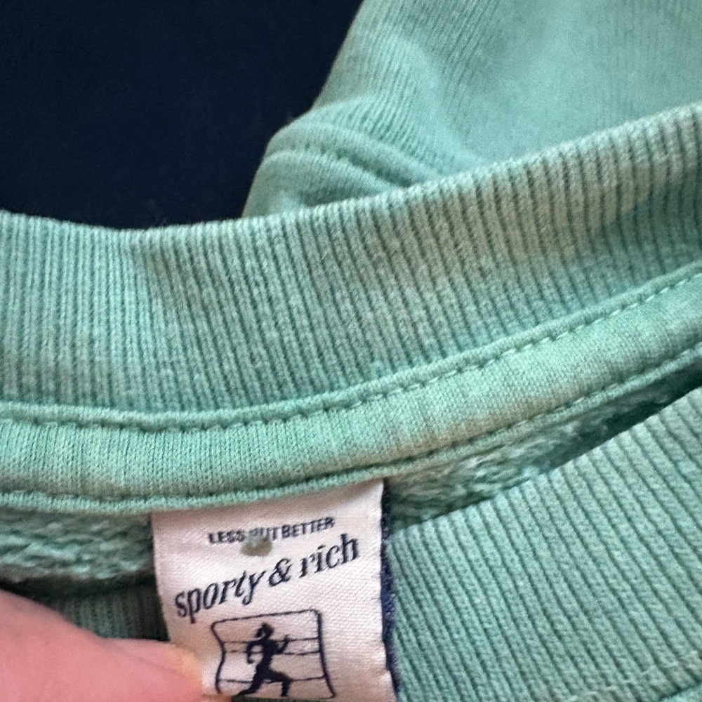 Sporty & Rich Mint Wellness Crewneck - Picture 5 of 5
